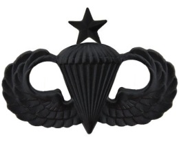 Airborne Parachutist Badge Senior Subdued Metal Airborne Parachutist Badge Senior Subdued Metal